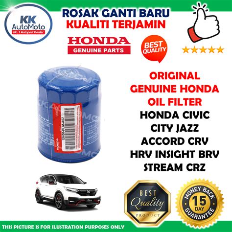 Original Genuine Honda Oil Filter Penapis Honda Civic City Jazz Accord