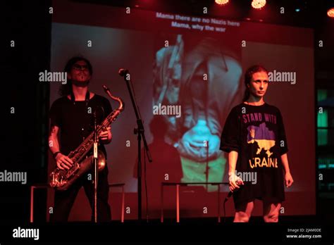 May Th Zagreb Croatia Pussy Riot A Russian Feminist Protest Band Performing As Part