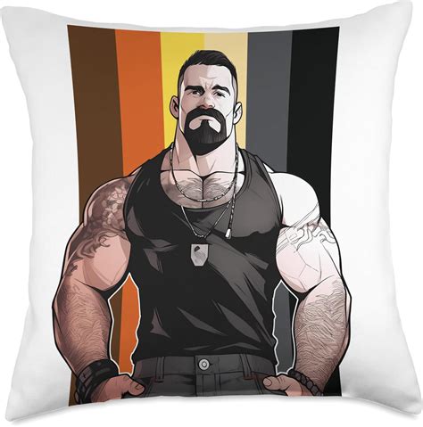 Amazon Bear Leather Cub Gay Pride LGBT Bear DILF Mens Muscle Daddy Gay Bear Cub