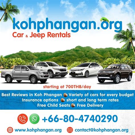 Car Rental in Koh Phangan - Everything you need to know