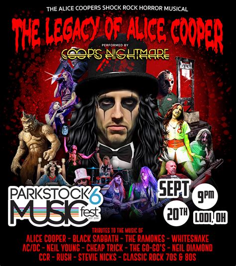 Coop's - 🎶⚡️ 𝗧𝗵𝗲 𝗟𝗲𝗴𝗮𝗰𝘆 𝗼𝗳 𝗔𝗹𝗶𝗰𝗲 𝗖𝗼𝗼𝗽𝗲𝗿 ⚡️🎶 𝗦𝗮𝘁𝘂𝗿𝗱𝗮𝘆, 𝗦𝗲𝗽𝘁. 𝟮𝟬𝘁𝗵 – 𝟵:𝟬𝟬