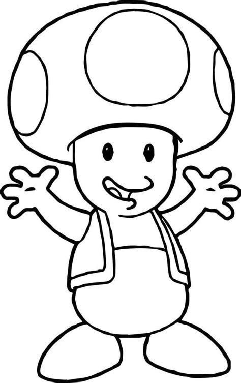 Dibujos De Toad Para Colorear