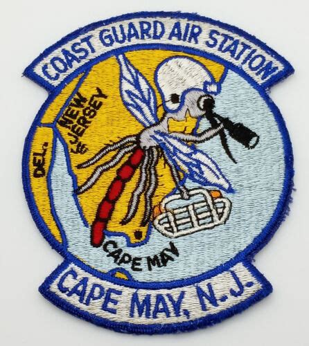 Vintage Uscg Air Station Cape May Nj Patch Ebay