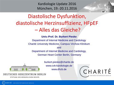 Pdf Diastolische Dysfunktion Diastolische Herzinsuffizienz