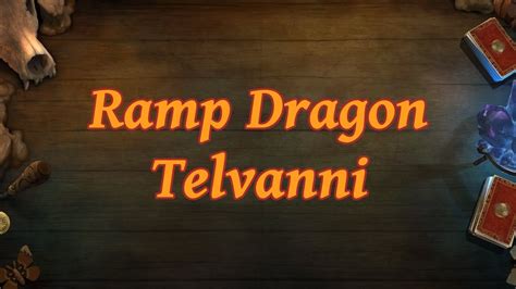 Ramp Dragon Telvanni Elder Scrolls Legends YouTube