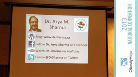 dr arya sharmas keynote speech highlights obesityhelpcom obesityhelp