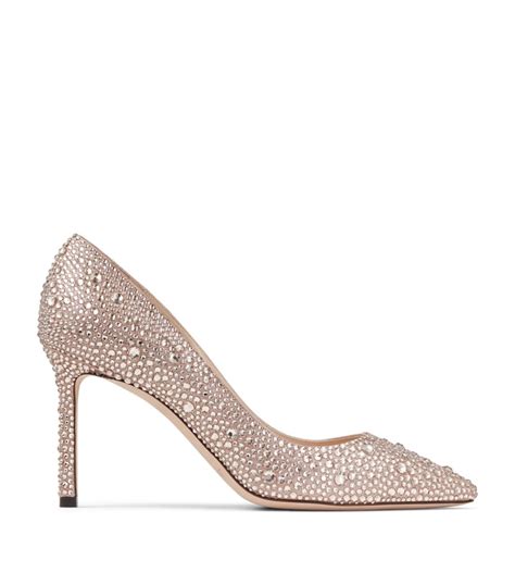 Jimmy Choo Romy 85 Embellished Pumps Harrods US