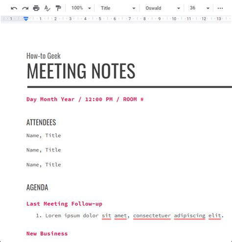 How to Create Templates in Google Docs