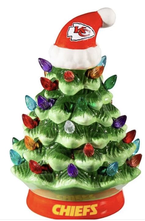 Kansas City Chiefs Ornament Christmas Tree Led Inch