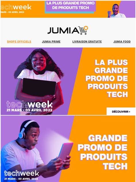 Jumia Ci TECH WEEK 2022 A Commence Fooort Destockage Jusqu 80