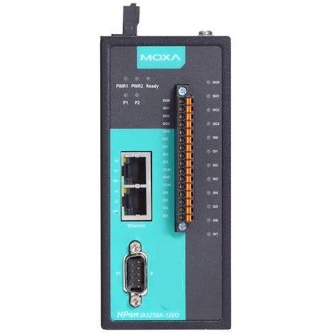 NPort IA5150A 12I O Moxa 1 Port RS 232 422 485 Geräteserver mit 12