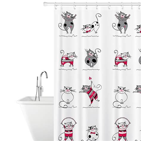 Tatkraft Funny Cats tekstylna zasłona prysznicowa (11502) • Cena ...