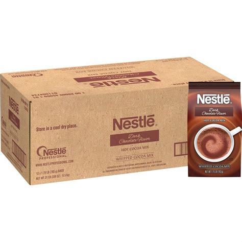 Nestle Dark Chocolate Hot Cocoa Mix Lb Carton