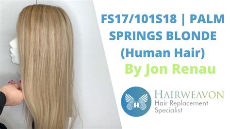 Colour FS17/101S18 | Palm Springs Blonde Human Hair by Jon Renau ...