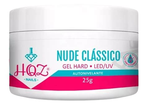 Gel Hard Autonivalente Nude Clássico 25g HQZ Nails Luxx Make Up