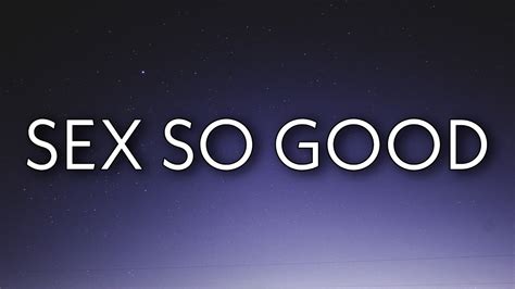 Chris Brown Sex So Good Lyrics YouTube