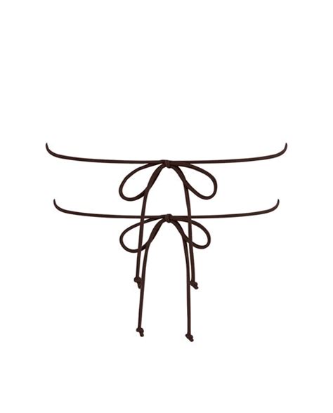 Chocolate Brown Bandeau Bikini Ark Swimwear Buy Online