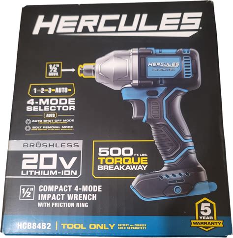 Generic HERCULES 20V Brushless Cordless 1 2 In Ultra Torque Impact