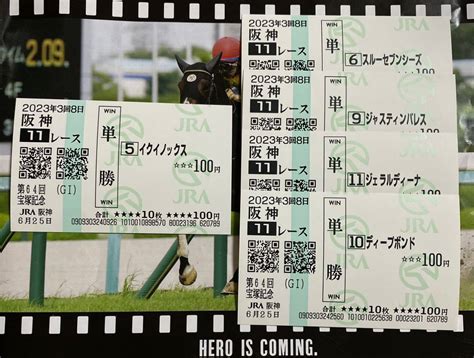 現地的中全馬券 2023年第64回 宝塚記念 イクイノックス 他17頭 単勝馬券 C ルメール終了したレースの馬券｜売買されたオークション