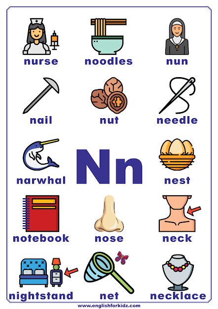 Children Words That Start With N