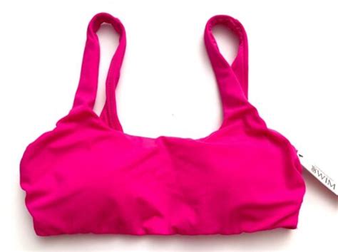 Victorias Secret Swim Nwt Solid Pink Wireless Bikini Top EBay