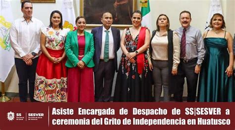 BOLETÍN Asiste Encargada de Despacho de SS SESVER a ceremonia del