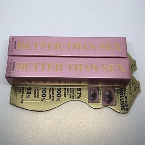 Too Faced Makeup Full Size Better Than Sex Too Faced Mascara Poshmark