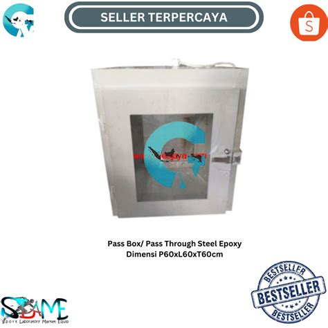 jual pass box pass  steel epoxy dimensi pxlxtcm shopee