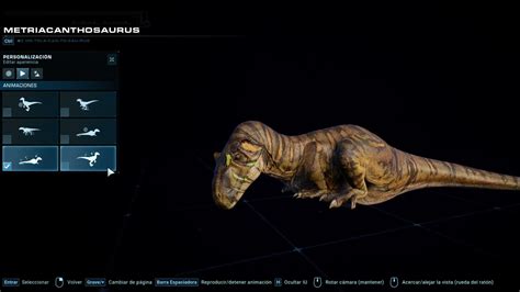 Jurassic World Evolution Paleo Stylished Metriacanthosaurus Species