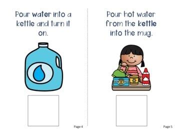 Hot Chocolate Story Sequencing An Interactive Book For Speech Therapy PRINTABLE