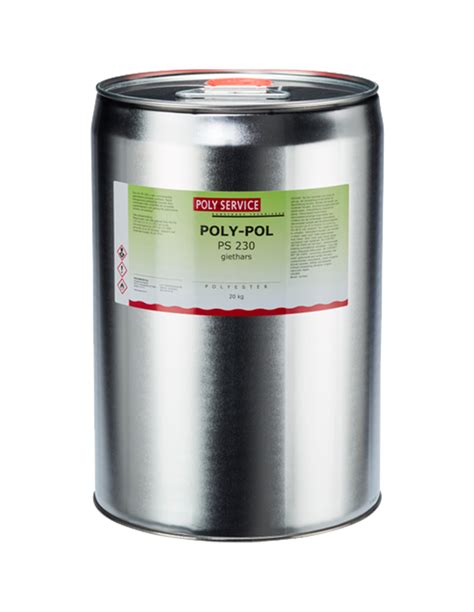 Poly-Pol PS 230 Giethars 20 kg - Glashelder gieten