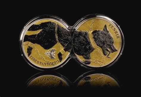 Germania Beasts Fenrir X Oz Silver Ennobled Gold And Black