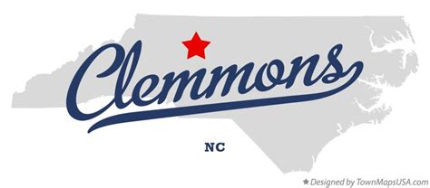 Map Of Clemmons Nc North Carolina