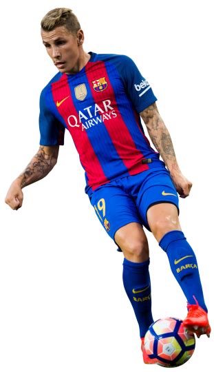 Lucas Digne Barcelona football render - FootyRenders