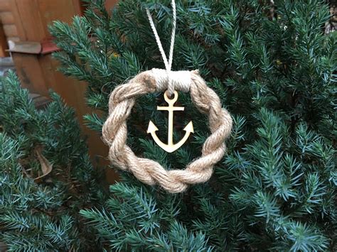Nautical Christmas Tree Decoration Etsy Nautical Christmas