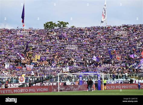 Fiorentina Supporters Curva Fiesole During The Italian Soccer Serie A