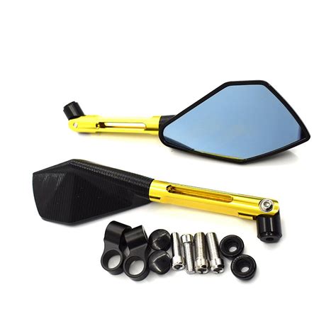 For Universal Folding Motorbike Accessories Cnc Rearview Side Mirror