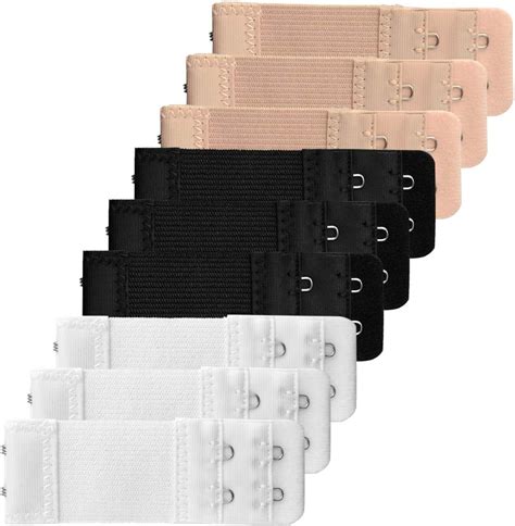 Bantoye Pcs Bra Extender Elastic Lingerie Extenders Hooks Rows Extension Strap In Three