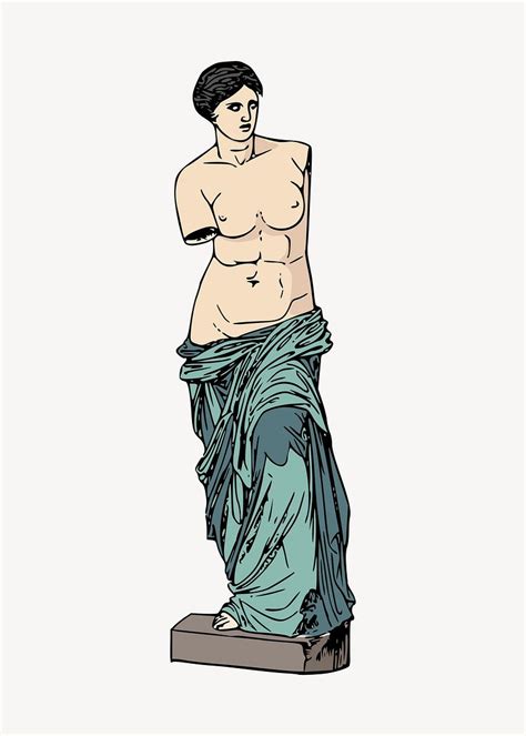 Nude Greek Goddess Statue Clipart Premium Psd Rawpixel