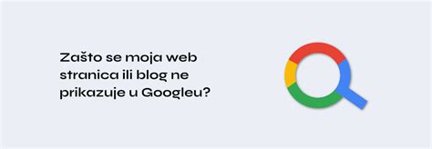 Zašto se web stranica ne prikazuje u Googleu H1 Design