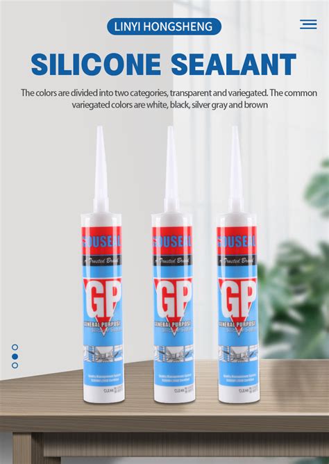 Black Silicone Sealant Weatherproof Neutral Silicone Glass Sealant
