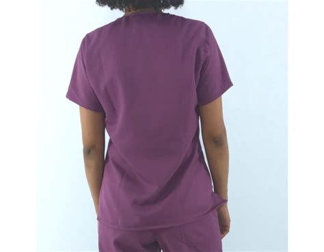 Camisa Scrub Roxo Feminino Pijama Cir Rgico Brancura