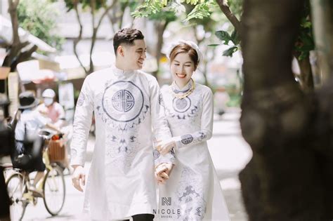 Vietnam wedding Ao Dai - The traditional Vietnamese wedding Aodai for