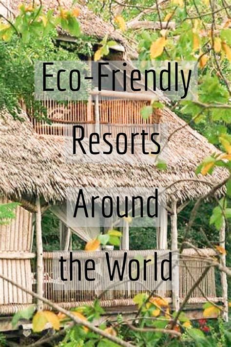 Eco-Friendly Accommodations Around the World | Eco friendly travel, Eco