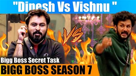 Big Boss Tamil Season Dinesh Fire Mode Trigger Ana Vishnu