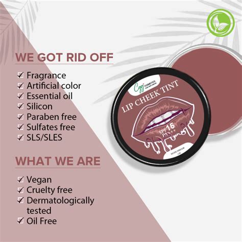 Buy CGG Cosmetics Lip Cheek Tint Balm SPF Nude Cream Gm Online At Discounted