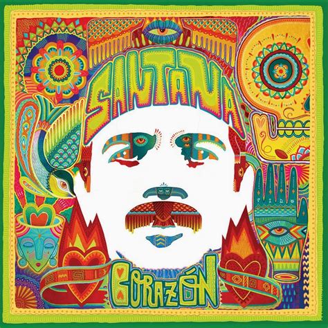 Notas Musicais Eis A Capa De Corazón álbum De Santana Que Tem A