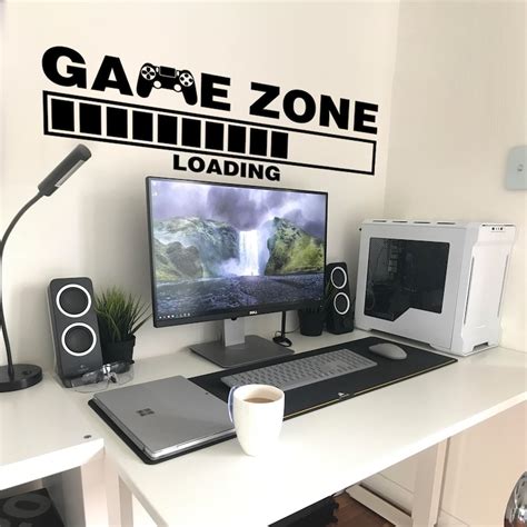 Gamer Wall Sticker Game Zone Loading Gamer Wall Stickers Etsy