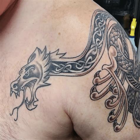 37 Incredible Celtic Dragon Tattoos To Honour Your Heritage