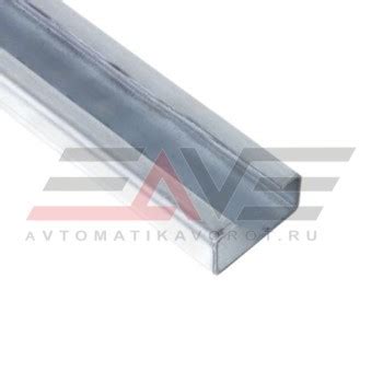 С-профиль для зубчатой рейки Алютех SGN.00.001 - 5 метров